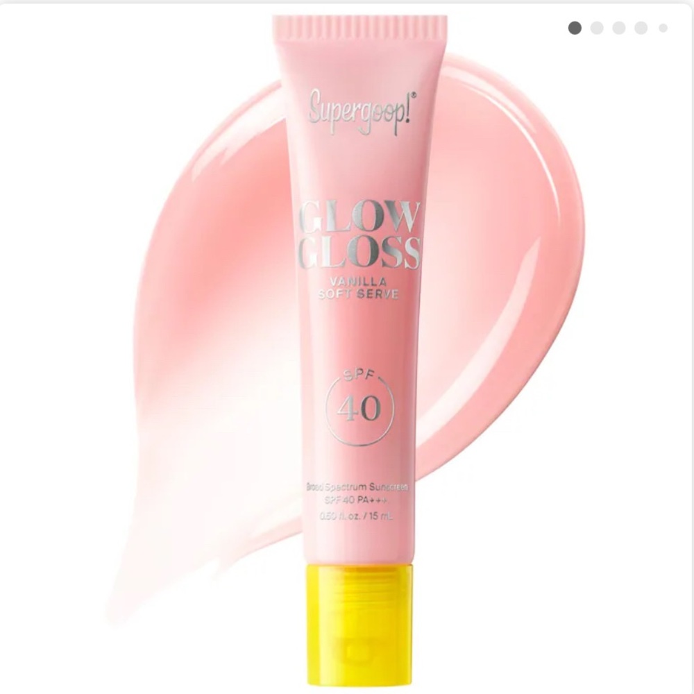Brand New Supergoop! Glow Gloss SPF 40 - Soft Pink